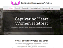 Tablet Screenshot of captivatingheart.com